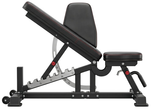 Adjustable weight bench for fitness and strength training