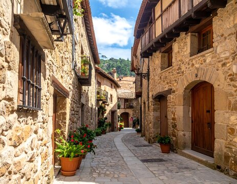 Stone Street in Rupit.