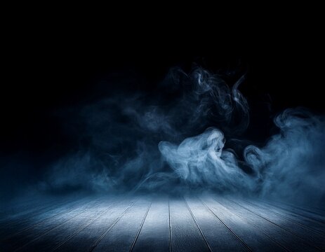 blurred smoke on black background realistic smoke on floor for overlay different projects design background for promo trailer titles text opener backdrop