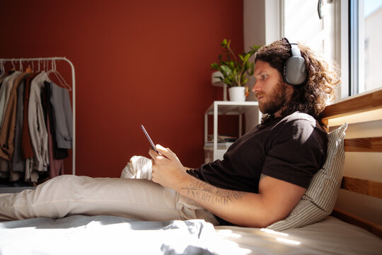 Man In Bed 