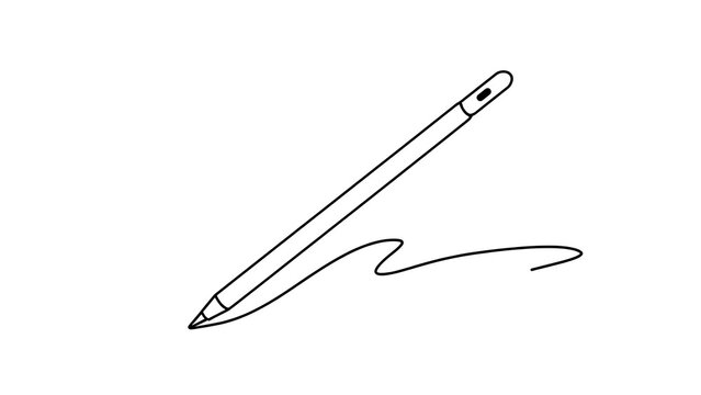Hand drawn pen sketch on white background.