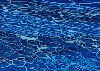 blue water in the sea design background © nantana