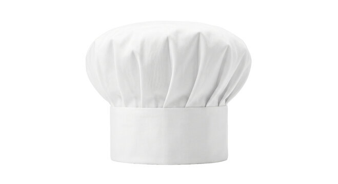Traditional chef hat on a clean background for culinary themes