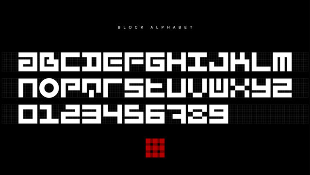 Modular Typeface
