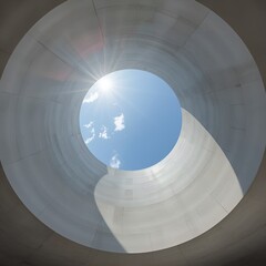 Fototapeta premium abstract architecture in the sky