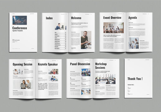 Conference Agenda Template Design