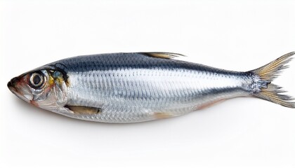 Naklejka premium Fish Herring Isolated On White Background