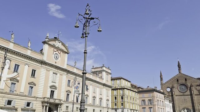 Piacenza, Emilia-Romagna, Italy - June 30, 2026 - views of the city's historic center and its cathedral