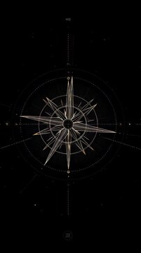Abstract Metallic Star Design Element.
