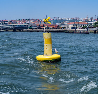 views along the Lissbon Waterfront from a boat