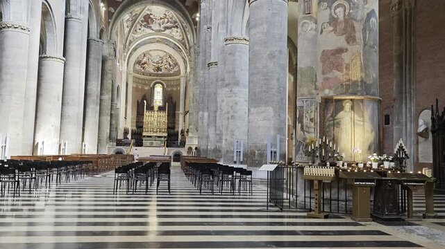 Piacenza, Emilia-Romagna, Italy - June 30, 2026 - views of the city's historic center and its cathedral