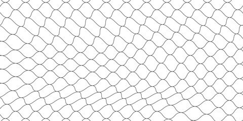 Mesh texture for fishing nets. Seamless pattern for sports applications such as soccer, volleyball, basketball hoops, hockey, and athletics. Abstract net background for sports. © Bairi22