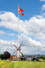 Fototapeta premium Düppeler Mühle/Dybbol Molle bei Sonderborg/Sonderburg Dänemark