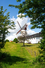 Fototapeta premium Düppeler Mühle/Dybbol Molle bei Sonderborg/Sonderburg Dänemark