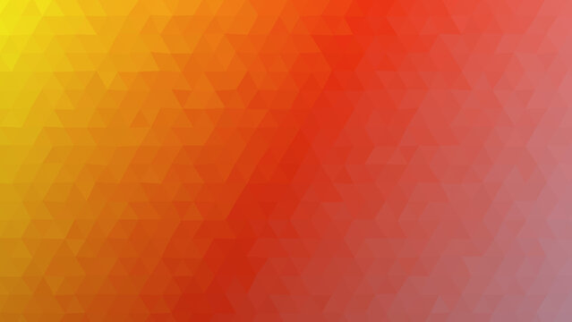Abstract geometric background with triangular pattern in yellow and orange gradient