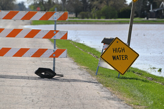 High Water on Rural Road