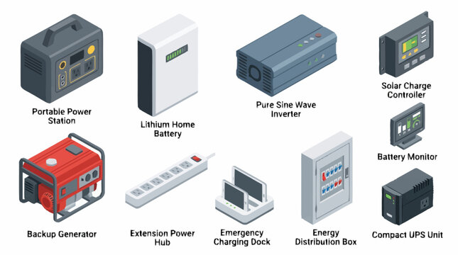 Compact Uninterruptible Power Supply Unit.
