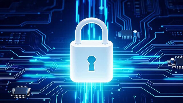 Digital lock on circuit board