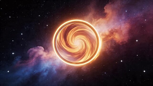 Cosmic vortex in space