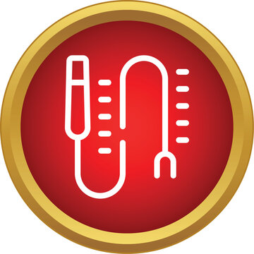 Endoscope medical device for internal organ examination, presented as a graphic icon