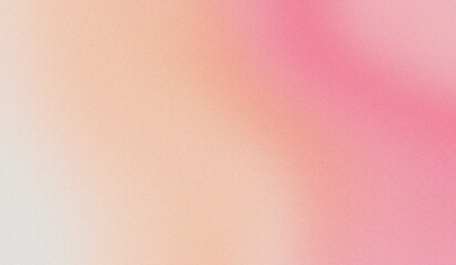 Fototapeta premium Soft gradient blends peach, pink, and white hues. Subtle pixelated texture adds visual depth and charm.