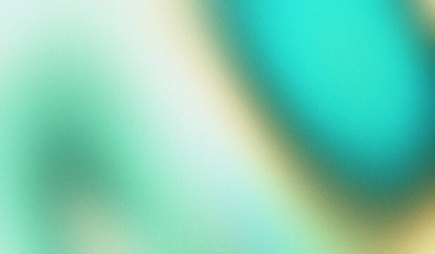 Soft gradient blends teal, cream, and gold hues. Abstract texture suggests gentle motion or flowing light.