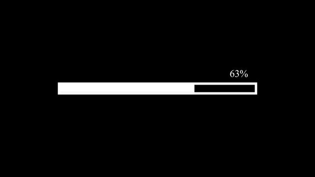 A dynamic loding animation, and glowing neon processing animation . on a black background.