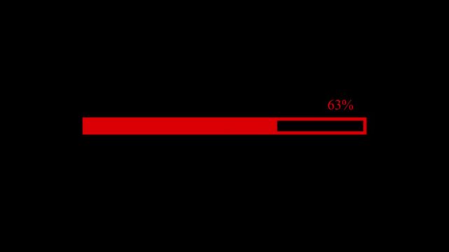 A dynamic loding animation, and glowing neon processing animation . on a black background.