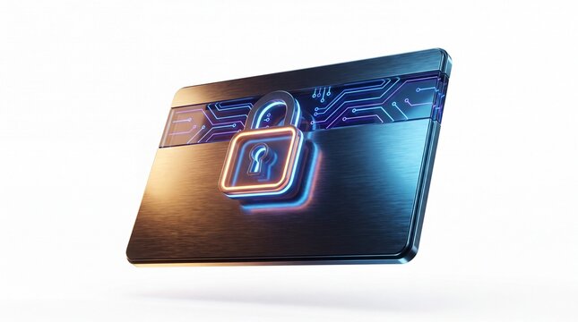credit cards on white
