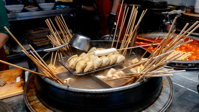 Eomuk skewers at Bupyeong Market, Busan, South Korea