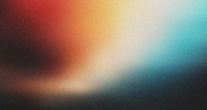 Warm to cool gradient blend with a rich grainy texture creating an evocative and atmospheric abstract
