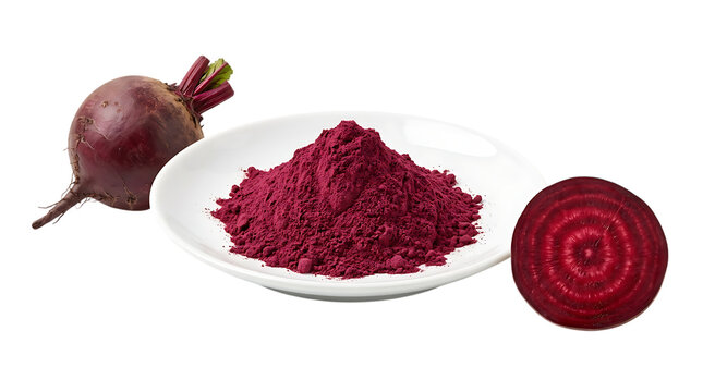 Fresh red beet root and grated salad