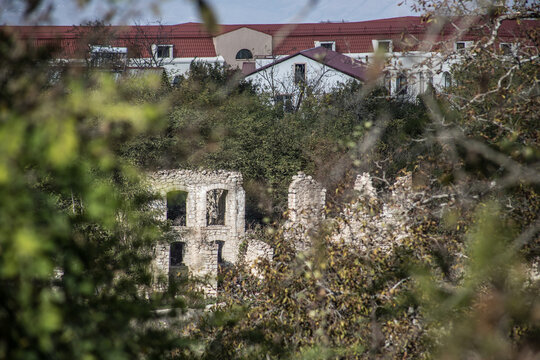 Shusha City after the Karabakh war. Shusha, Azerbaijan.