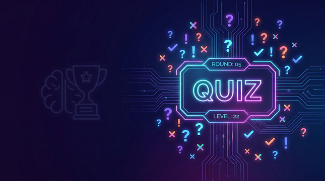 Quiz concept, concept for assessments, test, exam, quiz, puzzle, knowledge checks backgrounds, concept of help, concept of solution.
