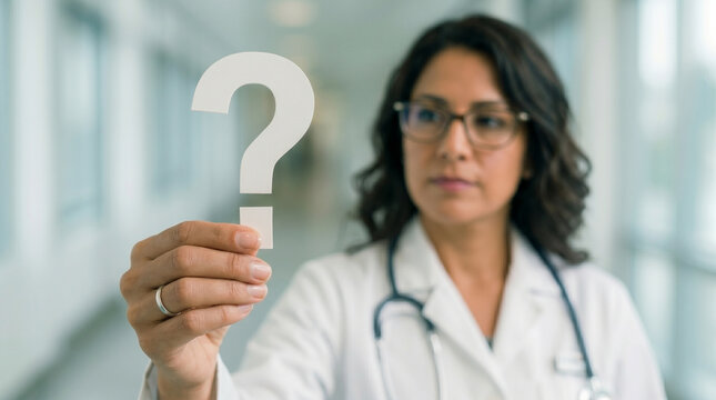 Professional holding Question mark, Question mark concept, concept for assessments, test, exam, quiz, puzzle, knowledge checks backgrounds, concept of help, concept of solution.