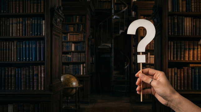 Hand holding Question mark, Question mark concept, concept for assessments, test, exam, quiz, puzzle, knowledge checks backgrounds, concept of help, concept of solution.