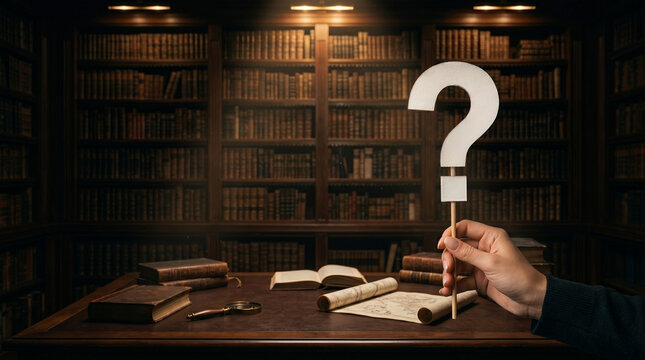 Hand holding Question mark, Question mark concept, concept for assessments, test, exam, quiz, puzzle, knowledge checks backgrounds, concept of help, concept of solution.