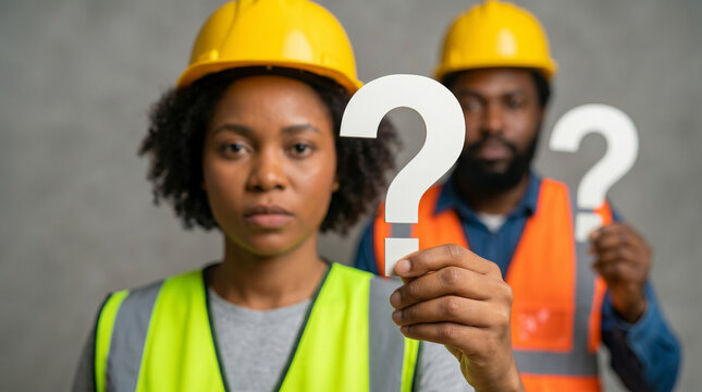 Professional holding Question mark, Question mark concept, concept for assessments, test, exam, quiz, puzzle, knowledge checks backgrounds, concept of help, concept of solution.
