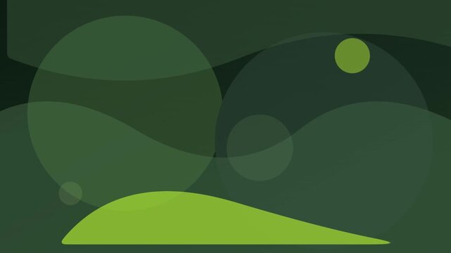 abstract forest green organic vector shape motion