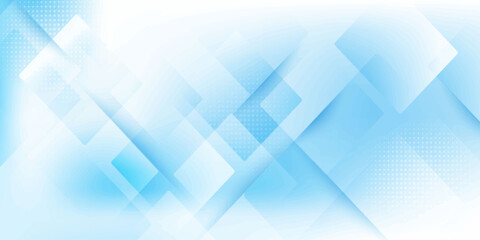 Obraz premium Abstract Blue Geometric Background