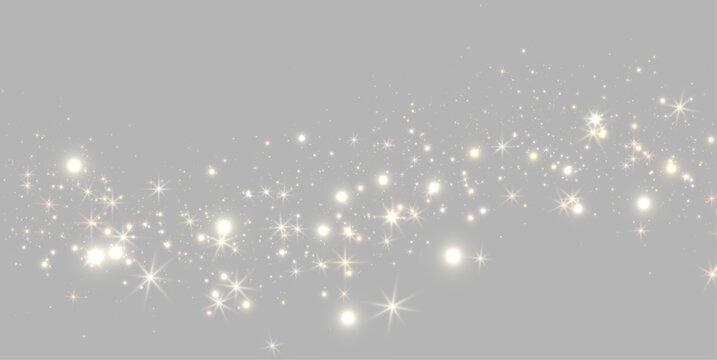 Golden glitter cloud PNG with shining dust particles. Smooth glow creates premium design effect. Transparent overlay for creators.