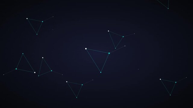 abstract pulsing node optical illusion background loop
