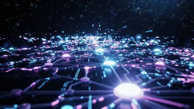 Bitcoin market crash and digital network collapse: cryptocurrency financial crisis concept digital currency