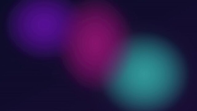 abstract soft glowing orbs animated vector background