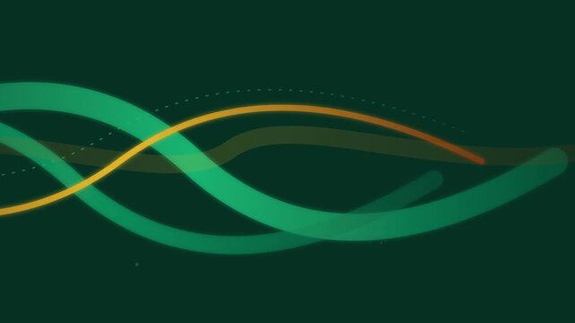 abstract winding path vector digital motion graphics