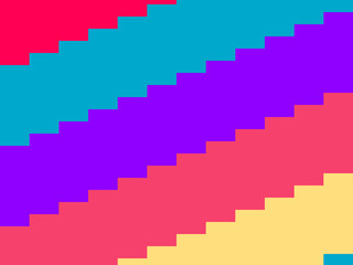 Obraz premium Modern Stairway Bands Abstract Poster Background