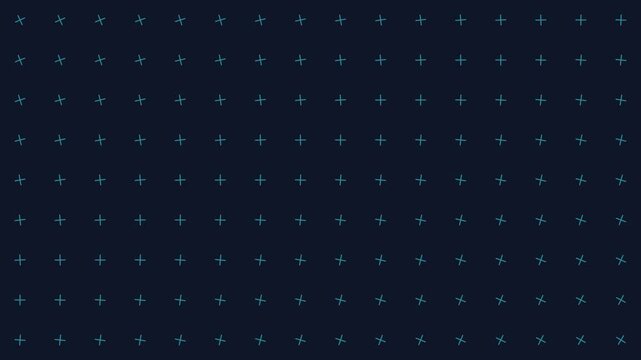 animated plus symbol grid seamless pattern background