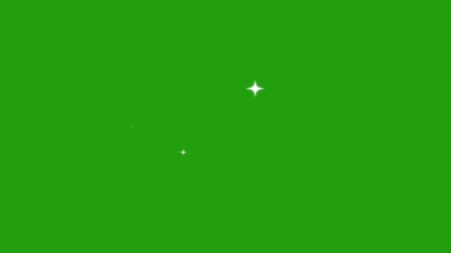 Sparkling star twinkle animation, glowing festive light burst, white cartoon doodle vector style. shinning twinkle stars, sparkle, Starry night, twinkle animation traparent
