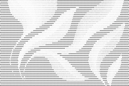 Abstract black and white digital glitch texture isolated on transparent background, Vector, illustration