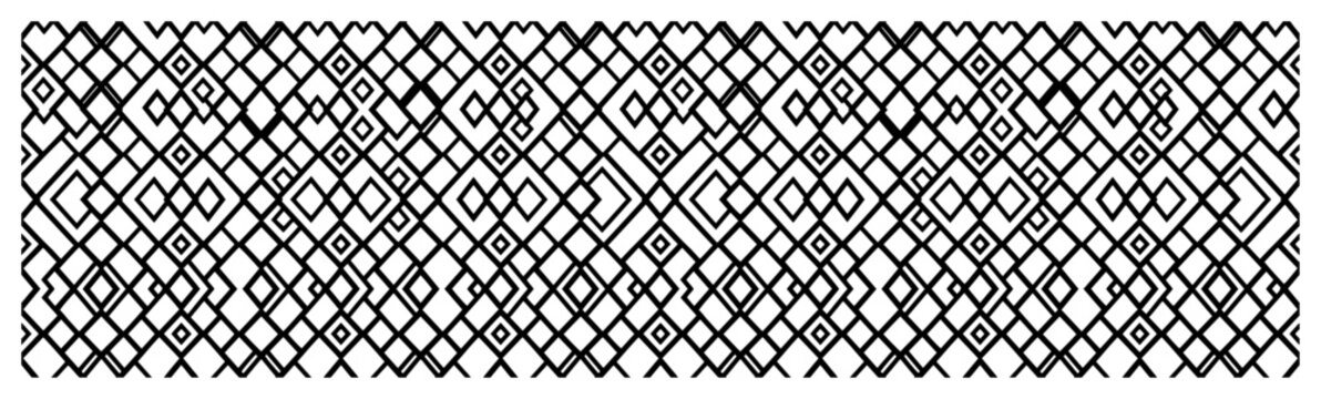 Diamond lattice grid pattern with geometric rhombus shapes in elegant linear style